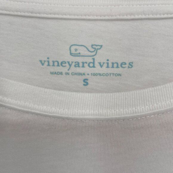 Vineyard Vines Long-Sleeve Easter Pocket Tee White Small - Picture 2 of 11